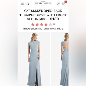 Brand new with tags bridesmaids dress!